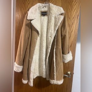 Tan cozy coat